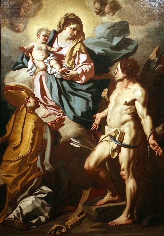 Madonna col Bambino e i ss. Gennaro e Sebastiano